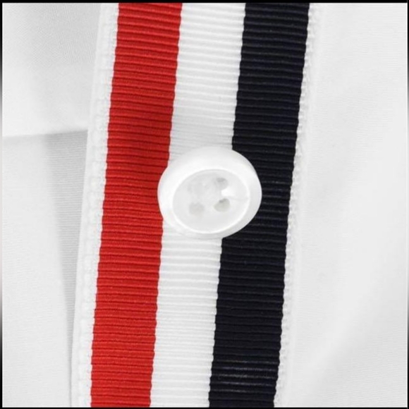 Thom Browne White Cotton Poplin Shirt Dress Size 3 - Picture 6 of 14